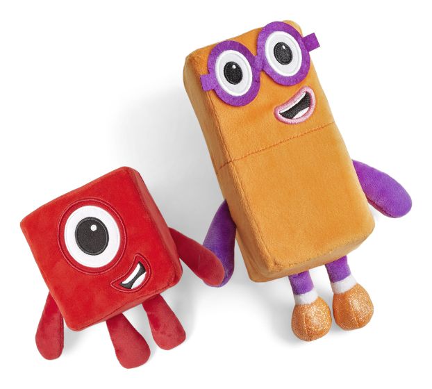 Numberblocks One & Two Playful Pals Plush