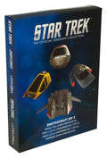 Shuttlecraft Set 3 (Travel Pod, Type 11, Argo & Workbee) Model Die Cast Ships SSSEN402 (Eaglemoss / Star Trek, size reference