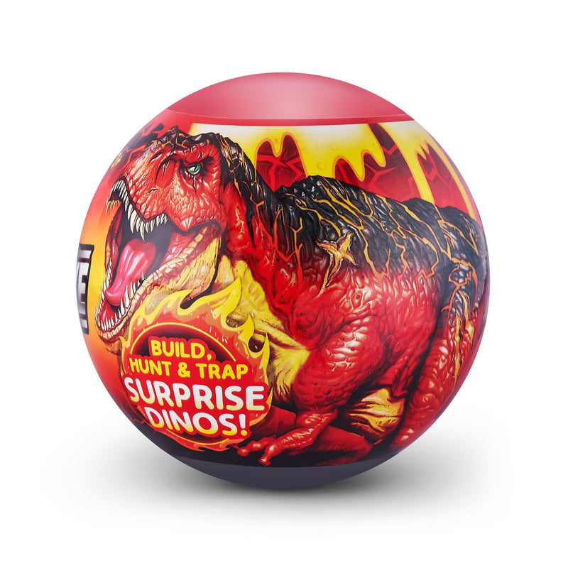 5 Surprise Dino Strike Series 4, in display