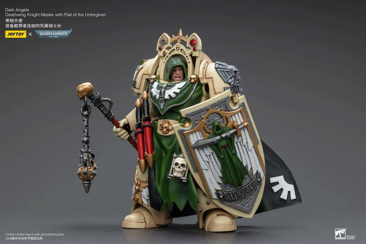 Warhammer 40k Dark Angels Deathwing Knight Master with Flail of the Unforgiven 1/18 Scale Figure