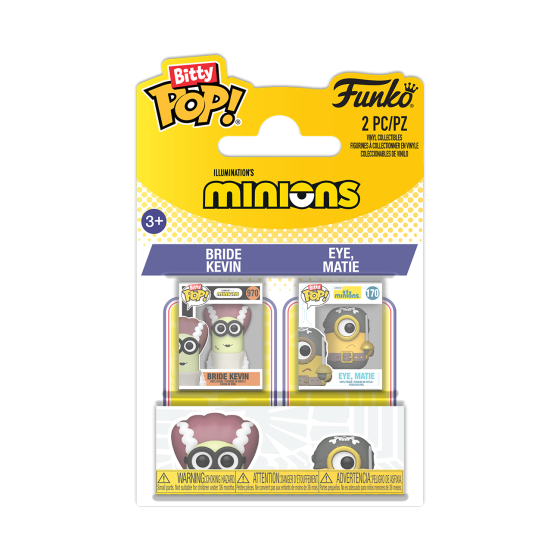 Bitty POP: Minions - Bride Kevin&Eye Matie 2 Pack