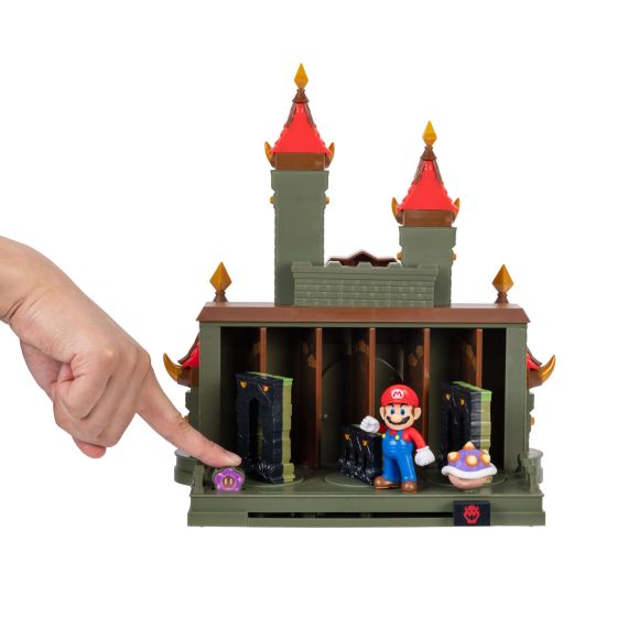 Super Mario Deluxe Playset Bowser Jr Castle