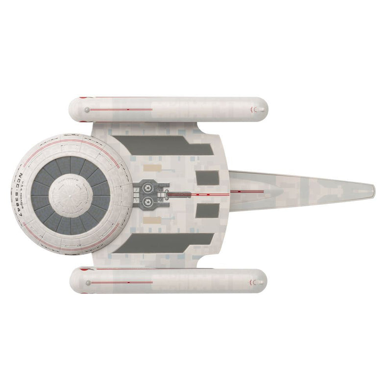 Oberth Class U.S.S. Pegasus NCC-53847 XL EDITION Model Diecast Ship (Eaglemoss / Star Trek), alternate view