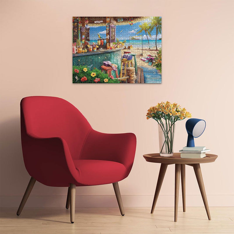 Beach Bar Breezes 1500 Piece Jigsaw Puzzle - Image