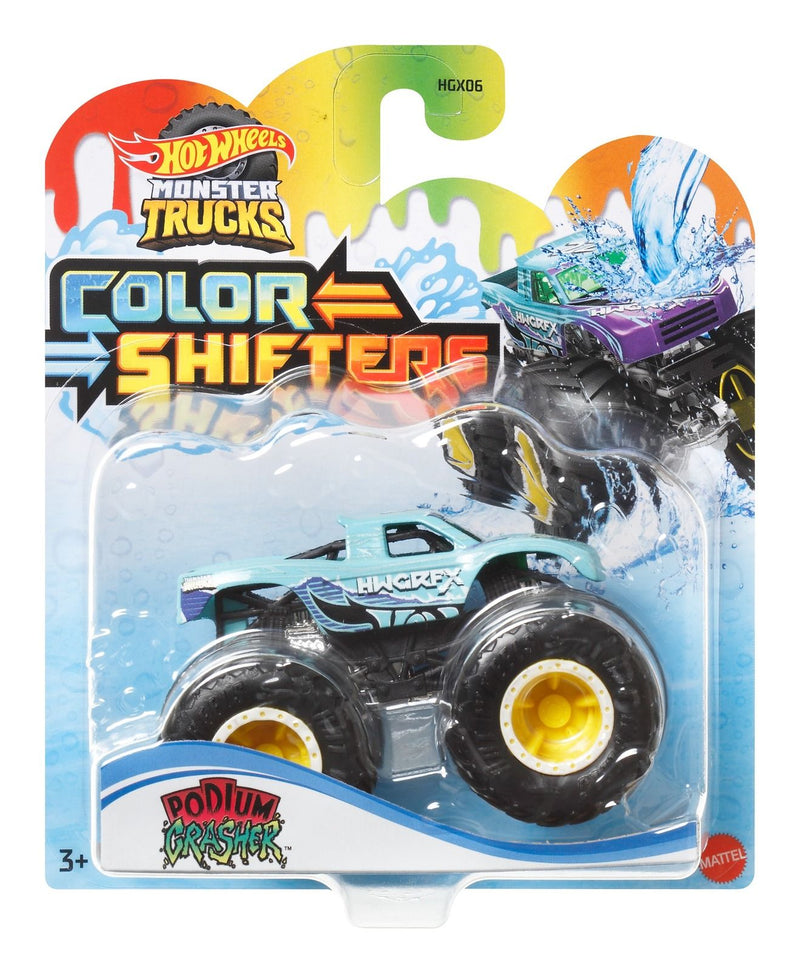 Hot Wheels Monster Trucks 1:64 Colour Shifters Assortment - Image