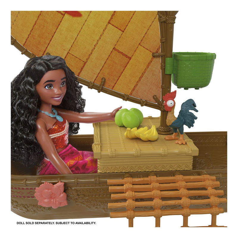 Disney Moana Floating Ocean Voyager Canoe Playset - Image