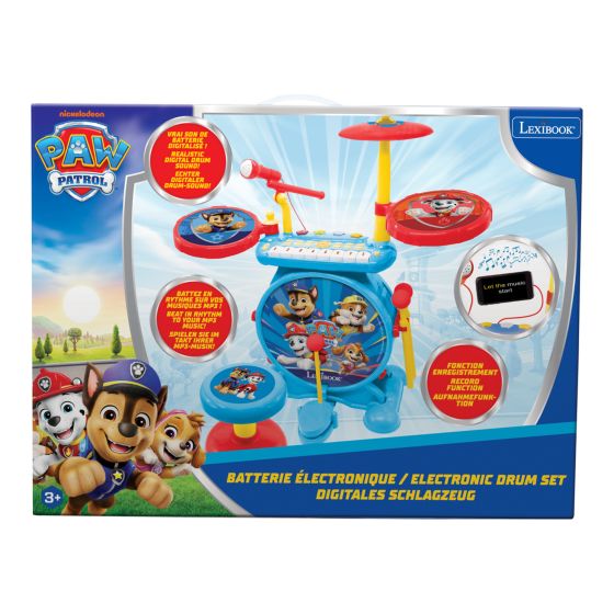 My Rock Band Paw Patrol Electronic Drums With Seat