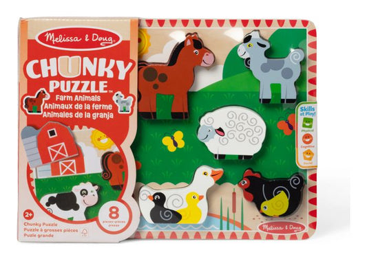 Melissa & Doug Farm Chunky Puzzle