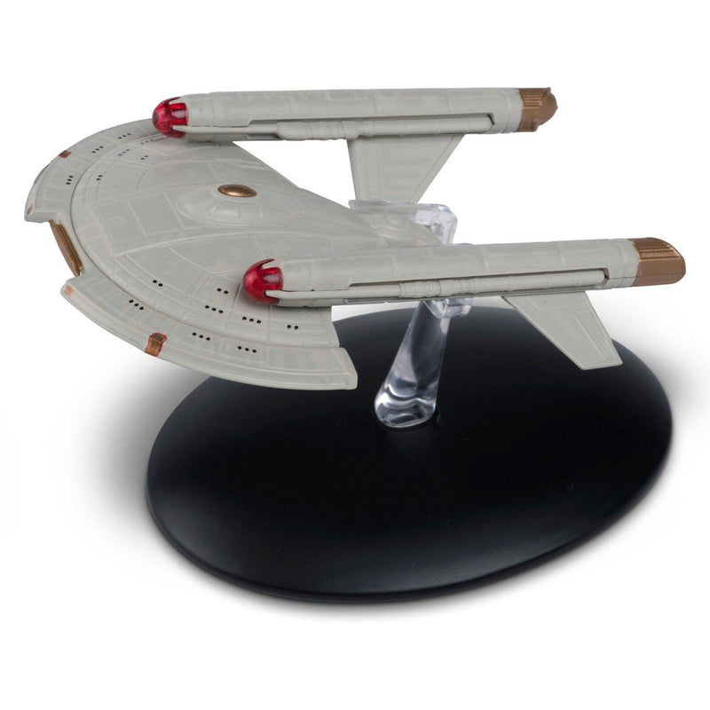 U.S.S. Intrepid (22nd C) Model Die Cast Ship (Eaglemoss / Star Trek), side angle