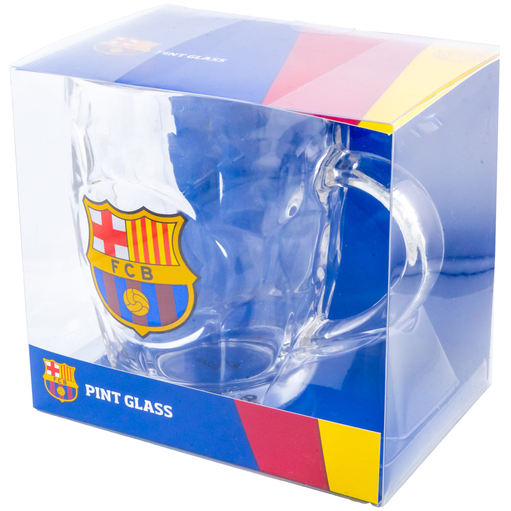 FC Barcelona Dimple Glass Tankard