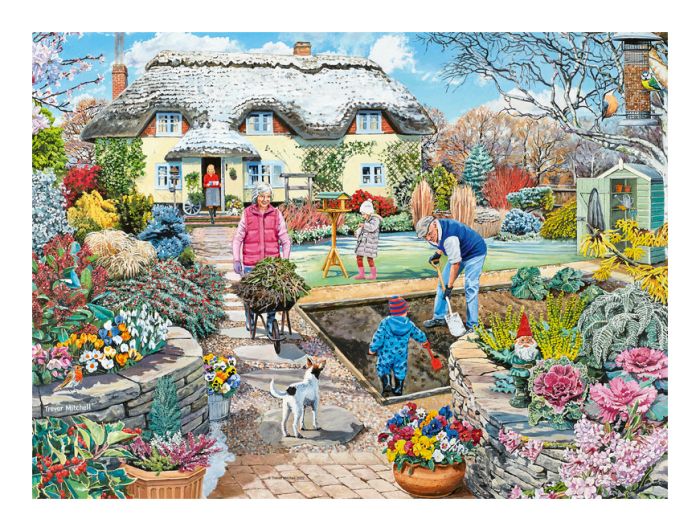 Grandad's Garden 500 Piece Jigsaw Puzzle collectible from Abgee