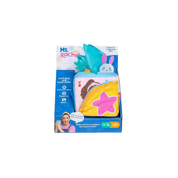 Ms Rachel Surprise Learning Box plush activity toy