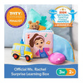 Ms Rachel Surprise Learning Box plush activity toy packaging view