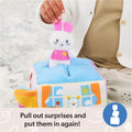 Ms Rachel Surprise Learning Box plush activity toy in use