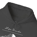 'Life Sounds Better on Vinyl' Men's Hoodie, side angle