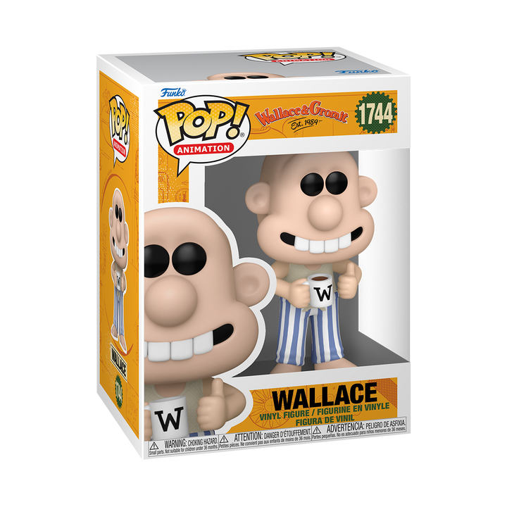 Wallace in Pajamas Wallace & Gromit Funko POP! Vinyl Figure