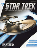 U.S.S. Stargazer NCC-2893 (Constellation-class) CMC Diecast Model Ship (Eaglemoss / Star Trek), in display