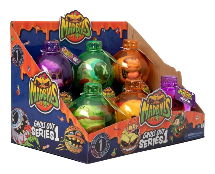 Madballs Gross Out S1 6pcs CDU Ball Size 2"