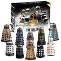 Doctor Who THE DALEKS PARLIAMENT SET - 10 Classic Dalek Figures Box Set + Magazine DWSUK002, rear view