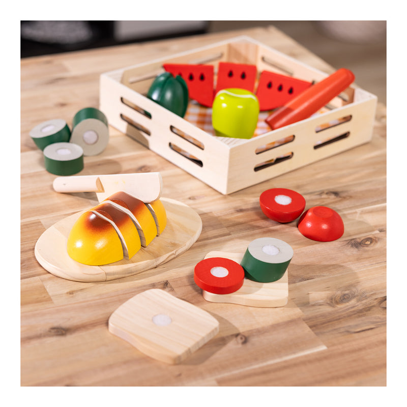 Melissa & Doug Wooden Cutting Food