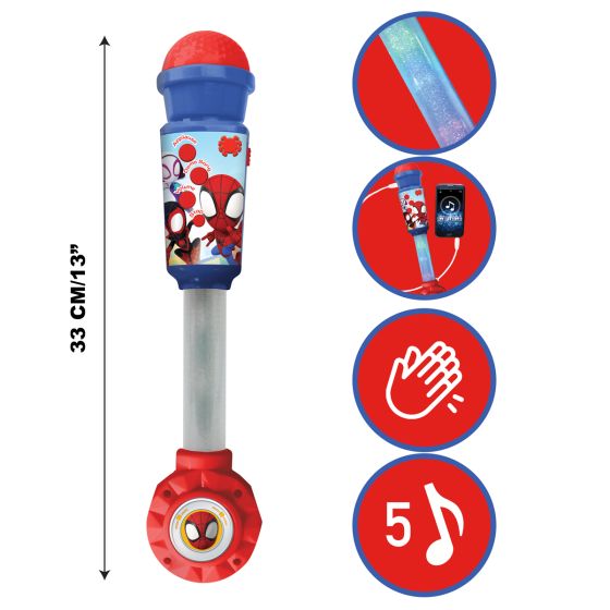 Spider-Man Lighting Microphone With Speaker