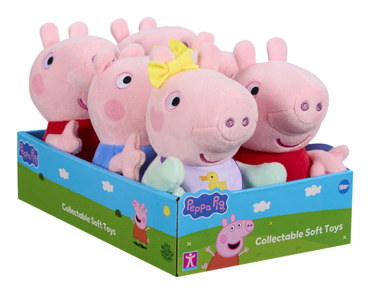 Peppa Pig Plush Collectables (Case of 6)