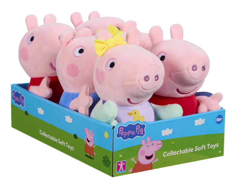 Peppa Pig Plush Collectables (Case of 6)