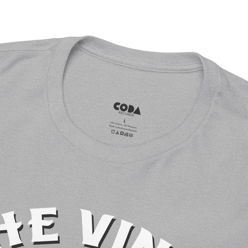 The Vinyl Frontier T-Shirt, close-up detail
