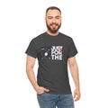 'Just for the Record' Men's Vinyl T-Shirt, close-up detail