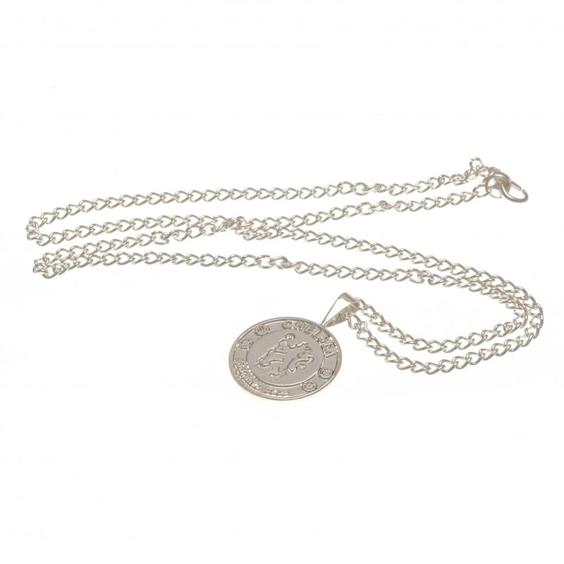Chelsea FC Silver Plated Pendant & Chain XL, alternate view