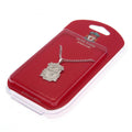 Liverpool FC Silver Plated Pendant & Chain XL, side angle