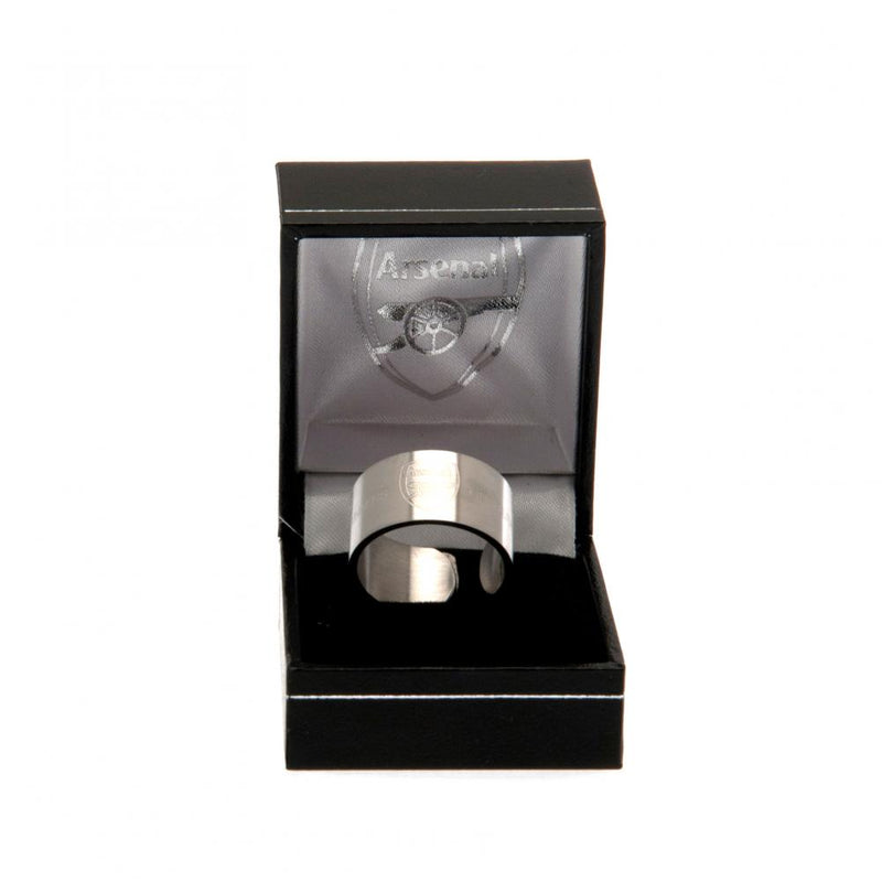 Arsenal FC Bangle Ring Small, close-up detail