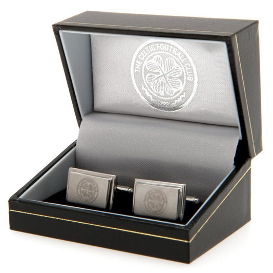 Celtic FC Stainless Steel Cufflinks, alternate view