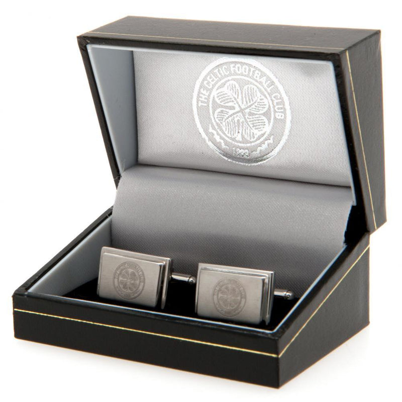 Celtic FC Stainless Steel Cufflinks, alternate view