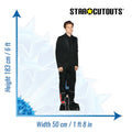 Harry Black Suit Height 183cm Lifesize Cardboard Cut Out With Mini, alternate view