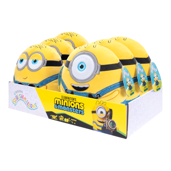 Squishmallows - 8in PLush - Minions PDQ6
