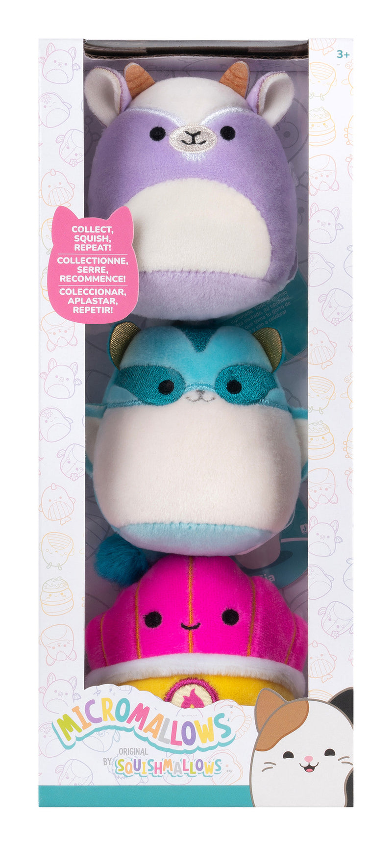 Squishmallows - 2.5in Micromallows 3 Pack Plush (Case of 6)