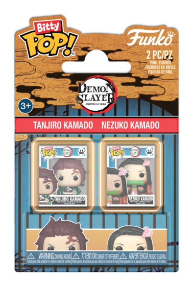 Bitty Pop! - Demon Slayer - Tanjiro & Nezuko 2 Pack collectible from Abgee