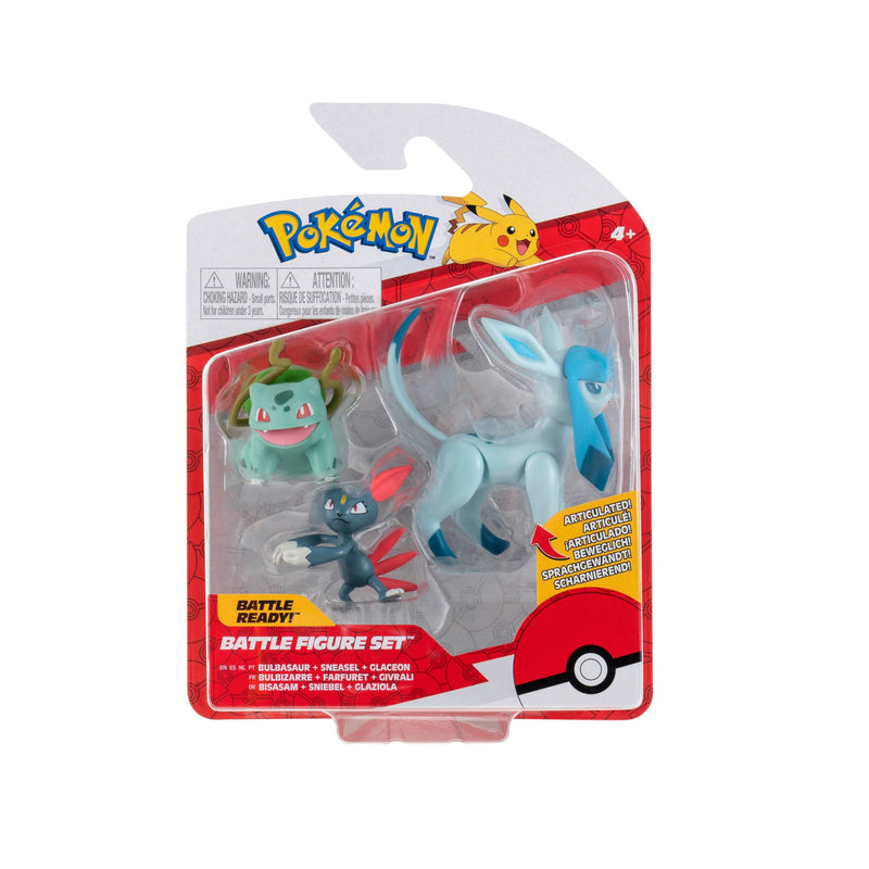 Pokemon Battle Figure Set 3-Pack Assorted, side angle