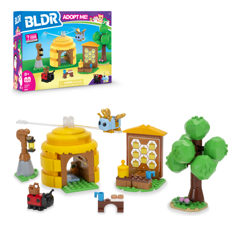 BLDR Adopt Me Medium Building Set, close-up detail