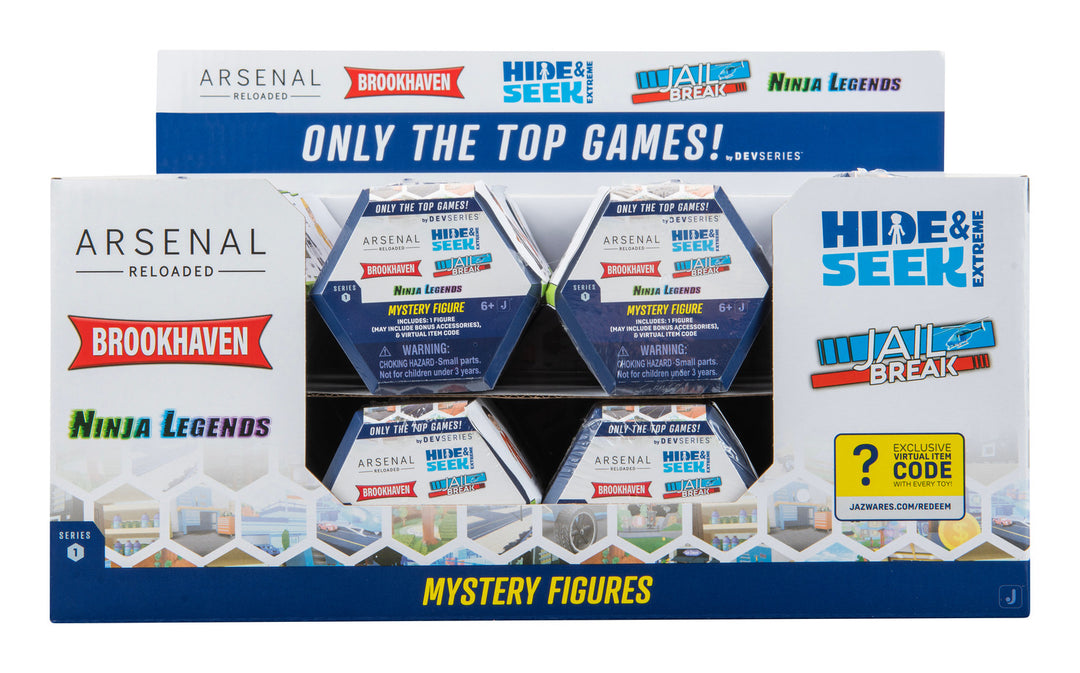 DevSeries Arsenal Hide and Seek BrookHaven Jail Break Ninja Legends Assorted 2.75" Mystery Figures (1-Pack)