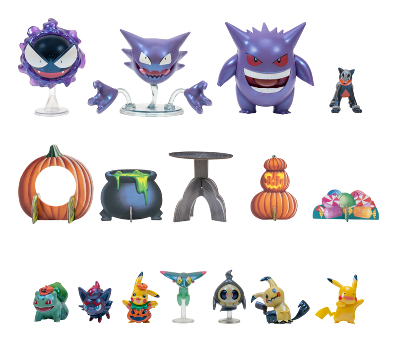 Pokemon Halloween Calendar, side angle