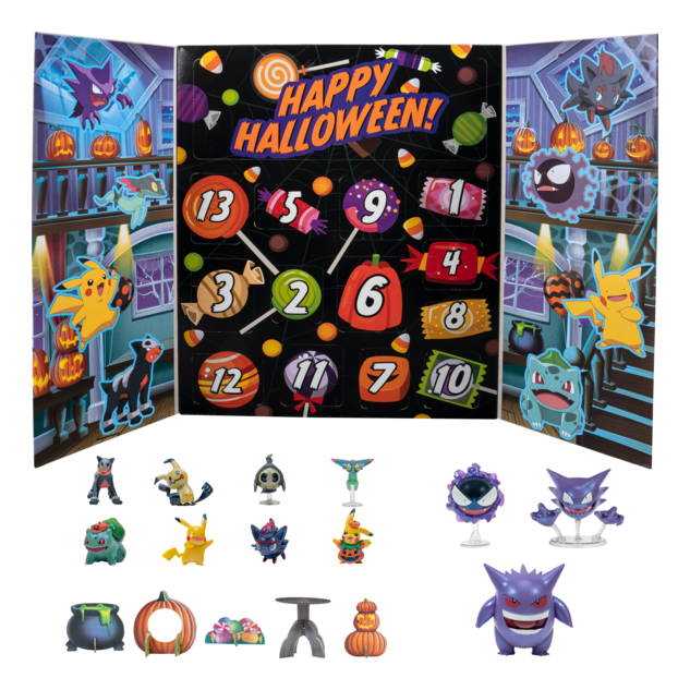 Pokemon Halloween Calendar collectible from Abgee