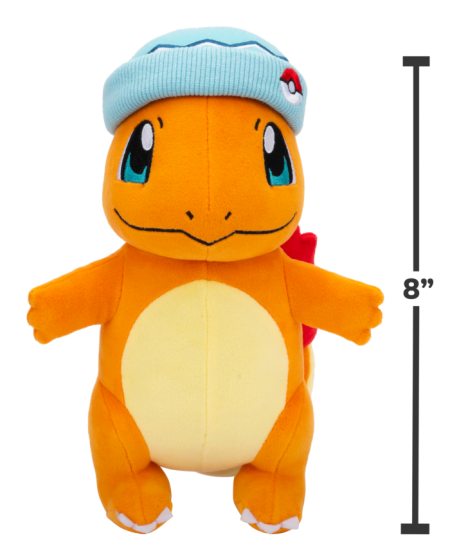 Pokemon 8" Seasonal Charmander Plush with Beanie