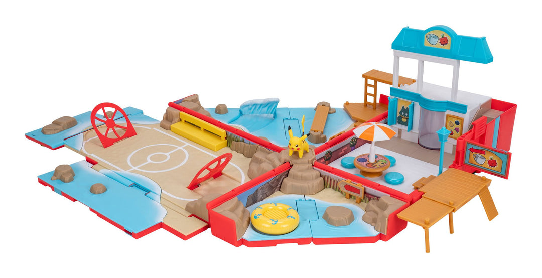 Pokemon Carry Case Beach Battle Playset