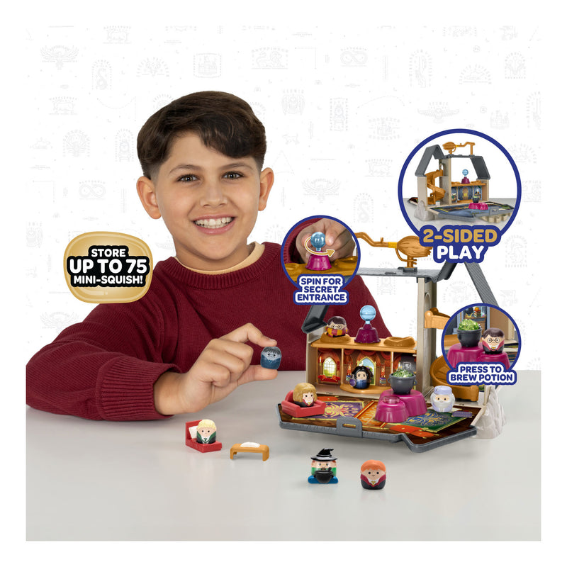 Squishmallows Squish-a-longs Harry Potter Hogwarts Castle Playset close up detail
