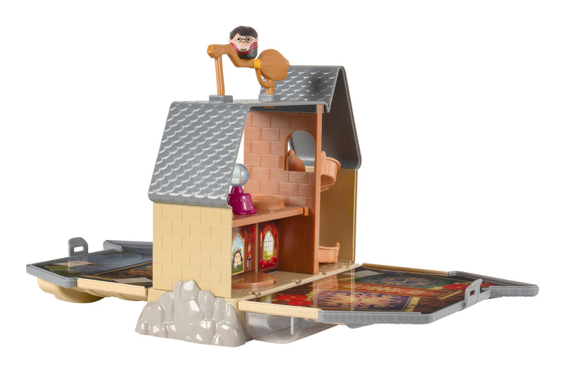 Squishmallows Squish-a-longs Harry Potter Hogwarts Castle Playset in use