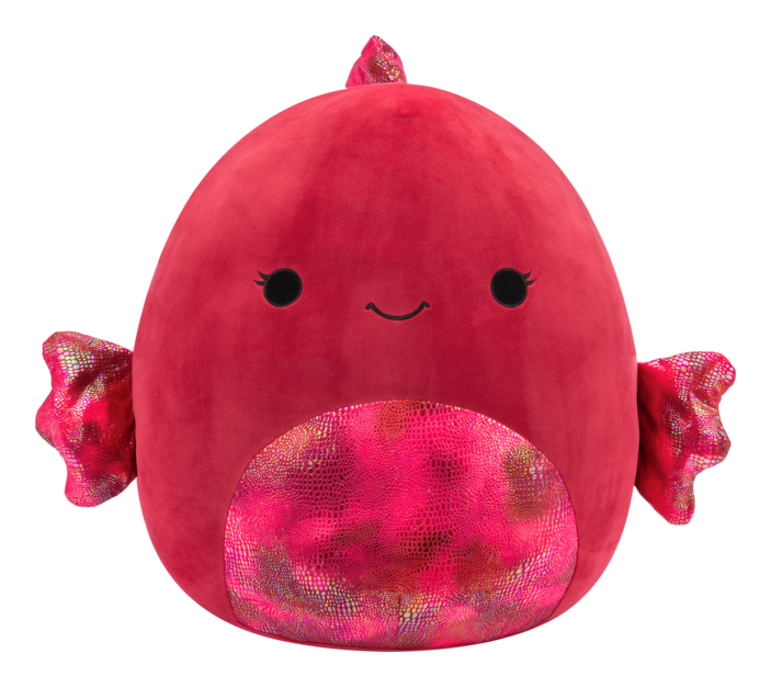 Squishmallows 16" Barella the Raspberry Fish Plush