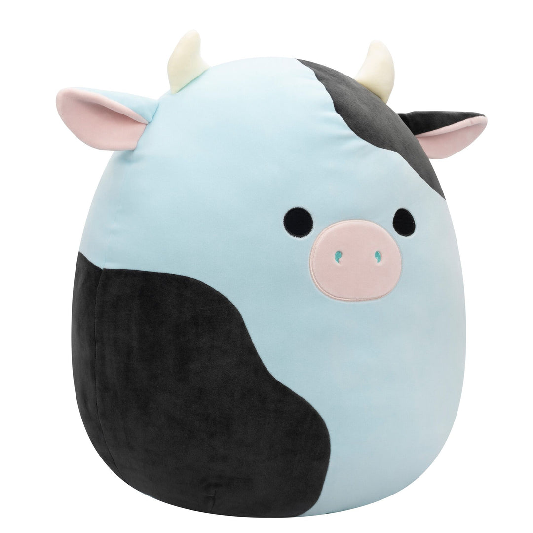 Squishmallows 20" Cillian the Blue & Black Cow