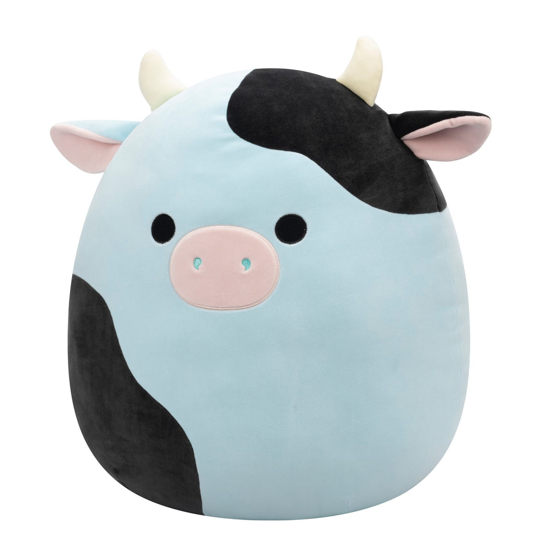 Squishmallows 20" Cillian the Blue & Black Cow